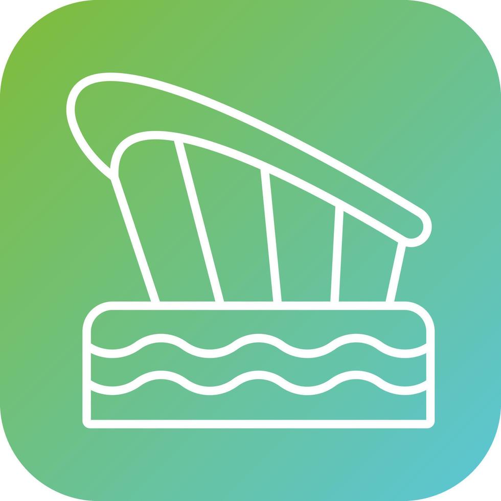 Dubai Opera Vector Icon Style