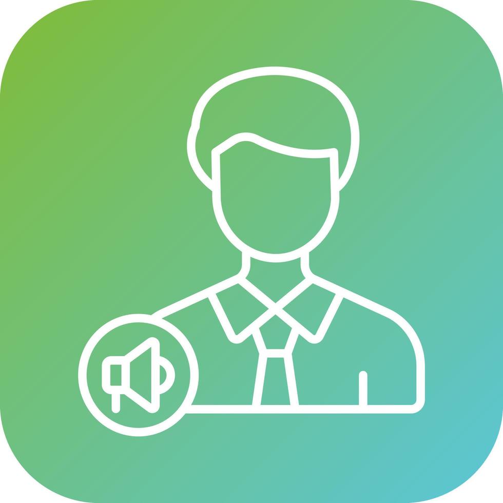 Content Marketer Vector Icon Style