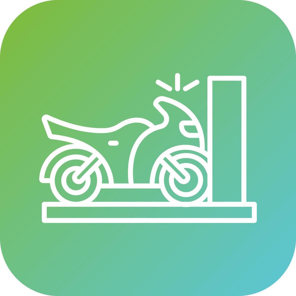 Bike Injury Vector Icon Style