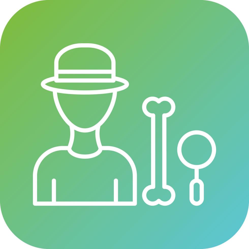Archaeologist Male Vector Icon Style