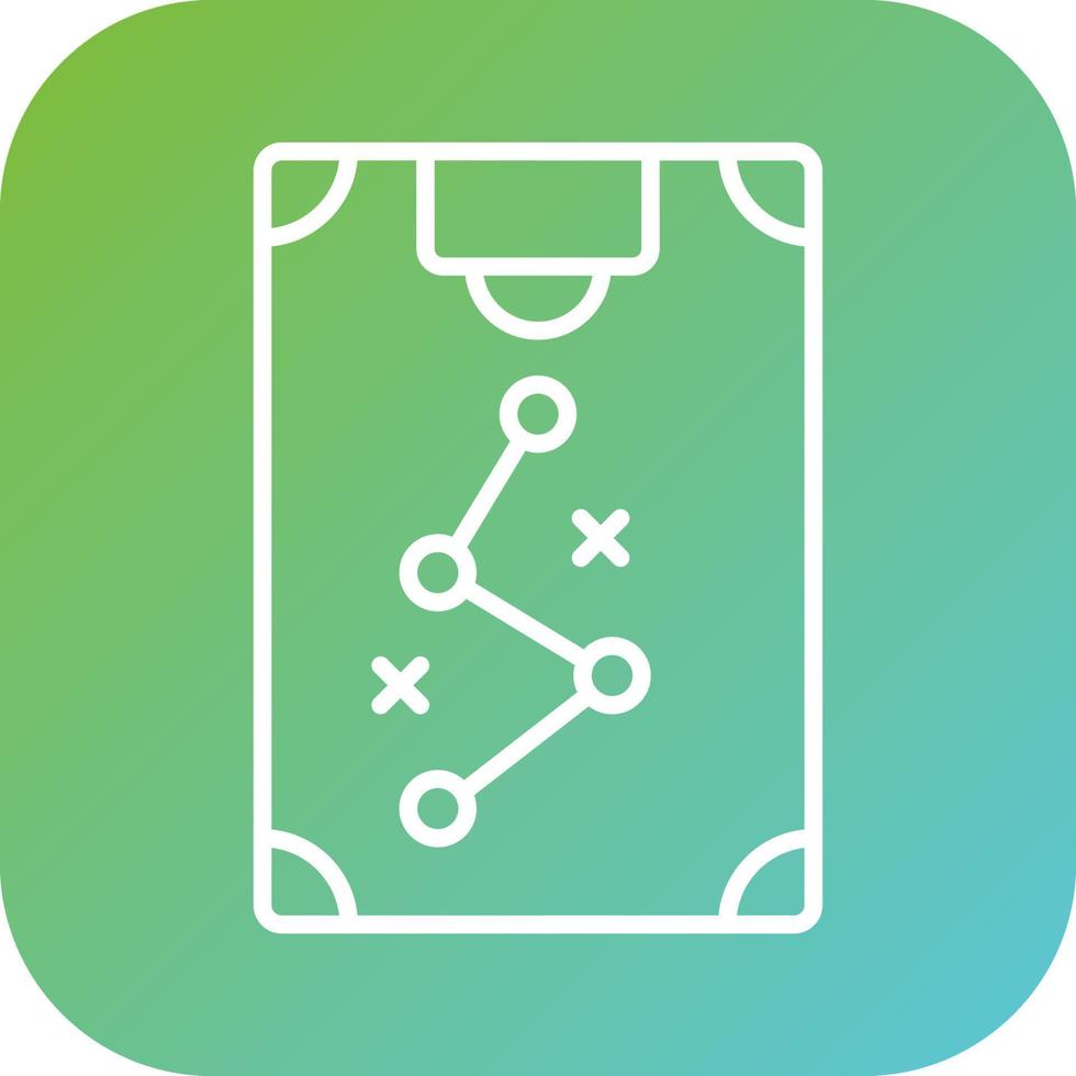 Goal Strategy Vector Icon Style