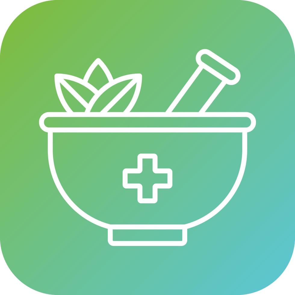 Herbal Treatment Vector Icon Style