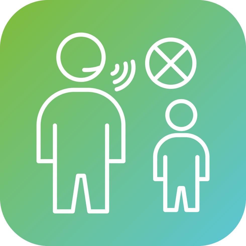 Childhood Abuse Vector Icon Style