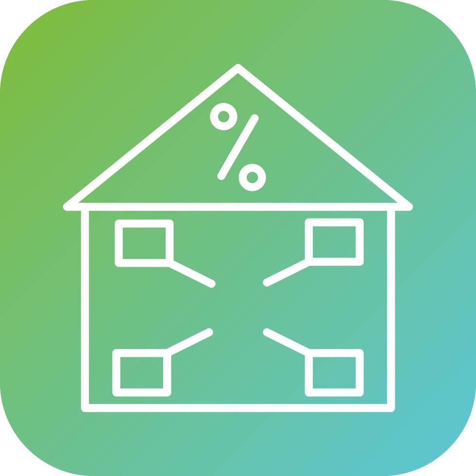 Home Office Tax Deducti Vector Icon Style