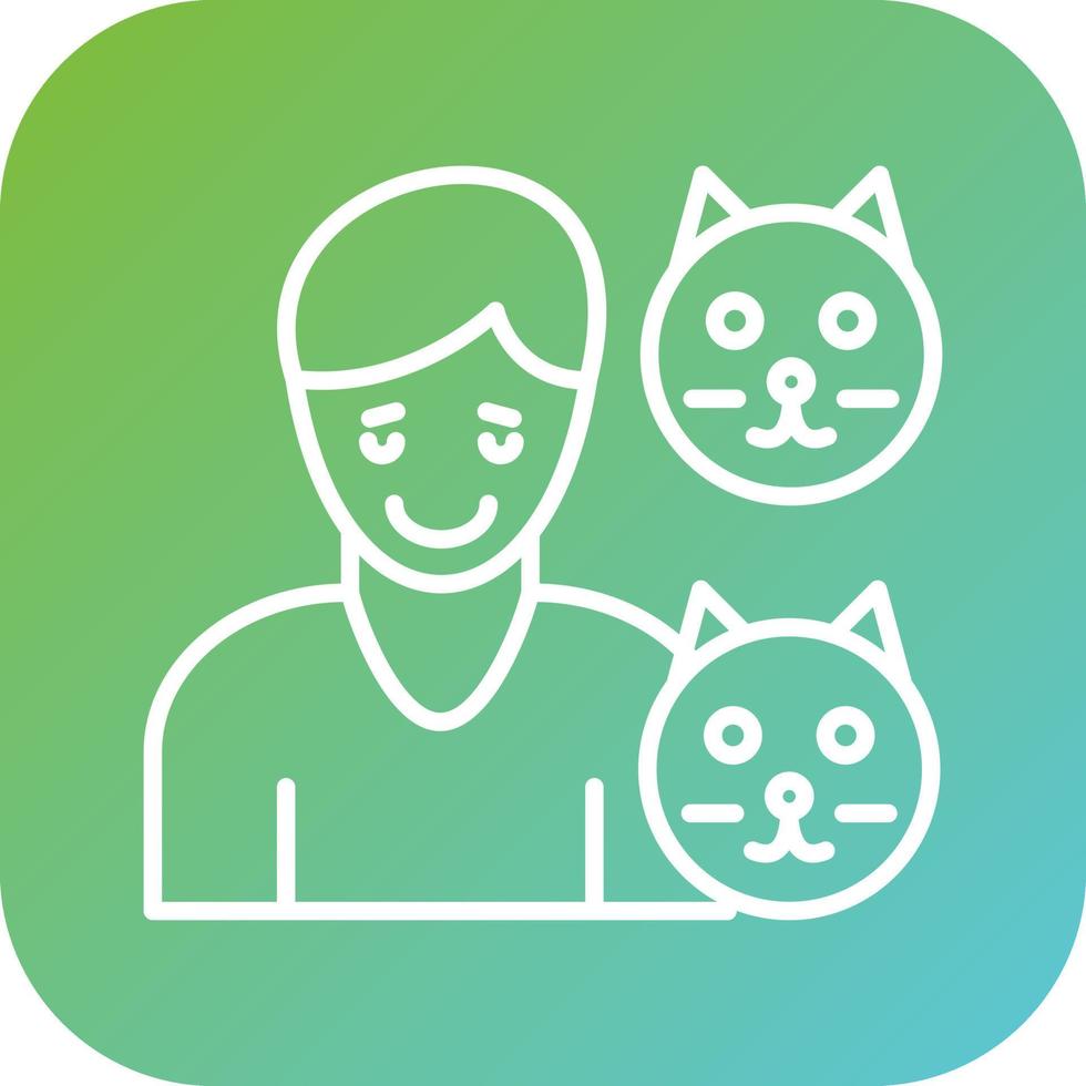Animal Hoarding Vector Icon Style