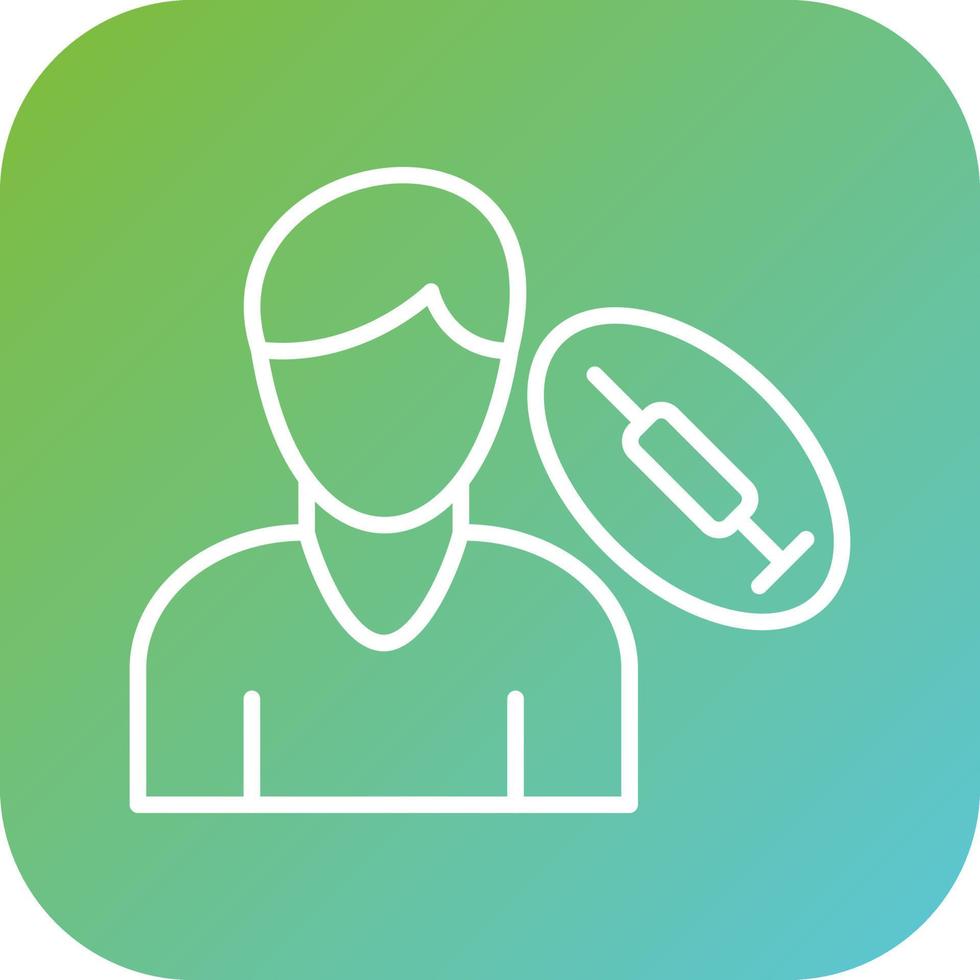 Drug Addiction Vector Icon Style