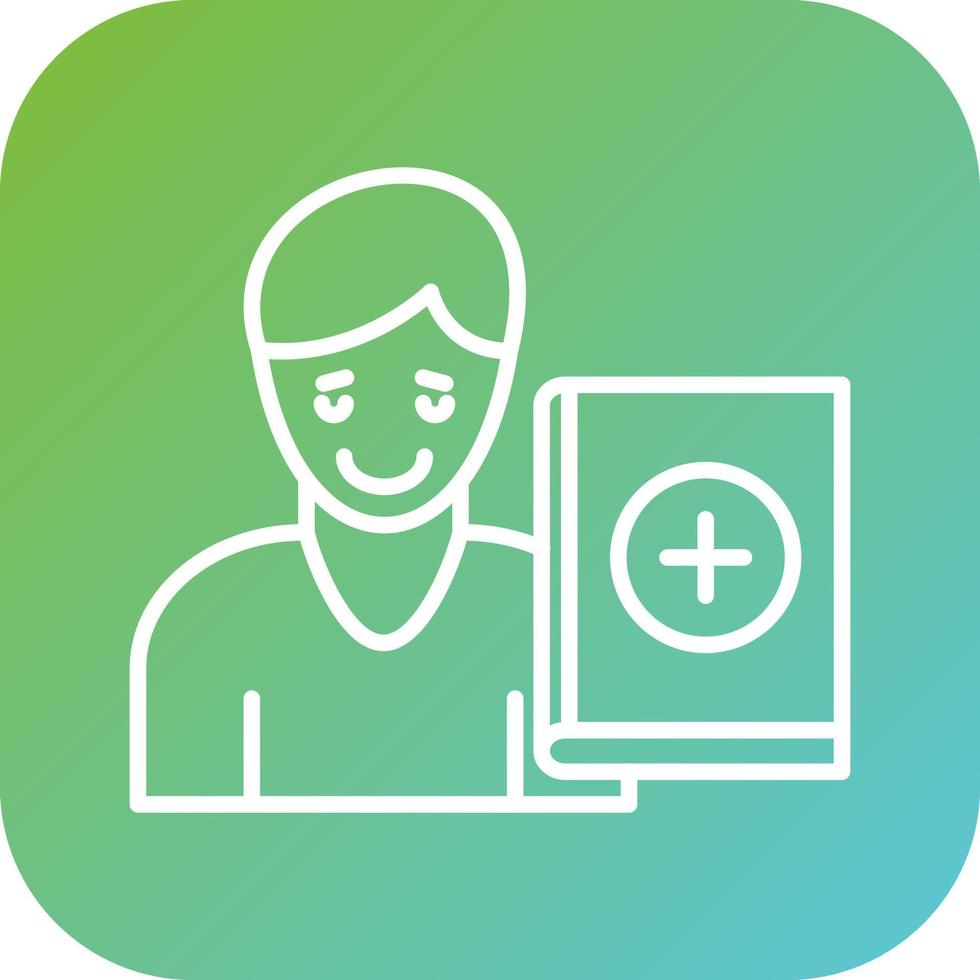 Book Hoarding Vector Icon Style