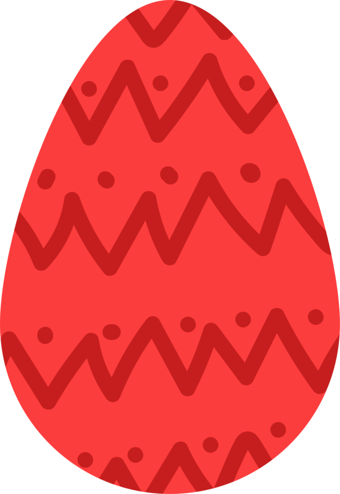 egg design illustration isolated on transparent background png