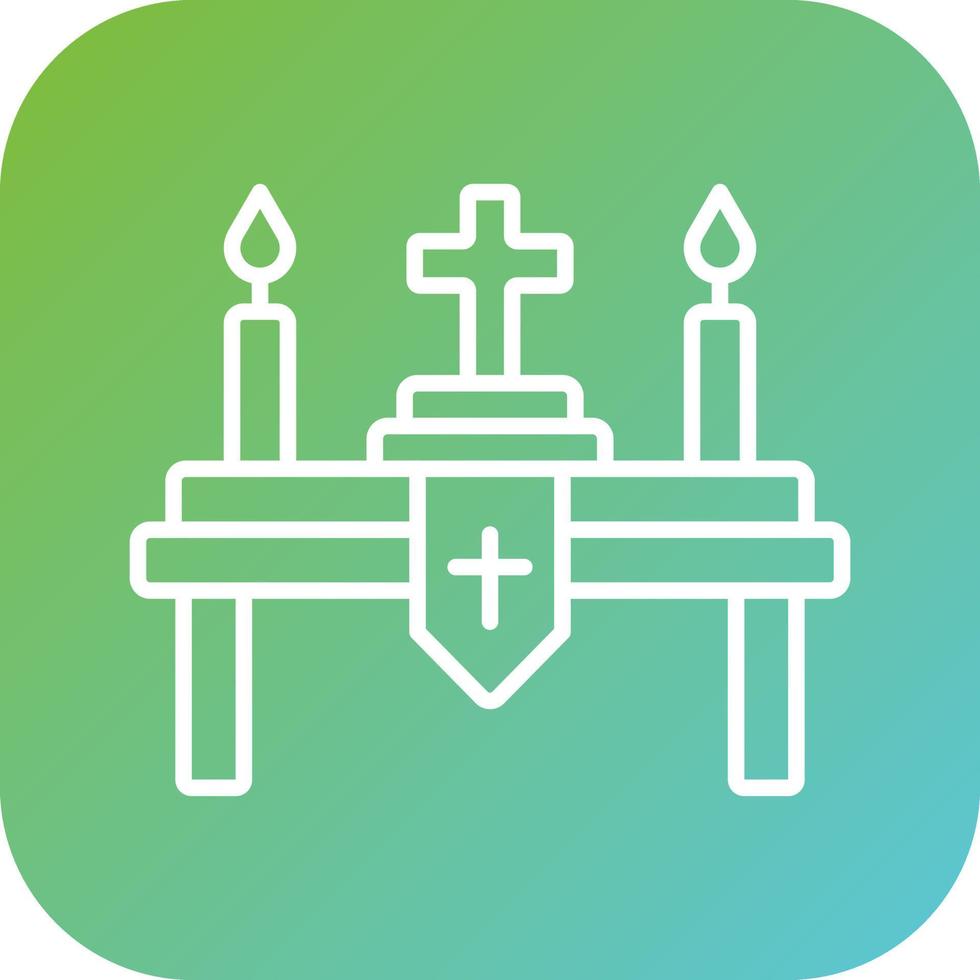 Altar Vector Icon Style