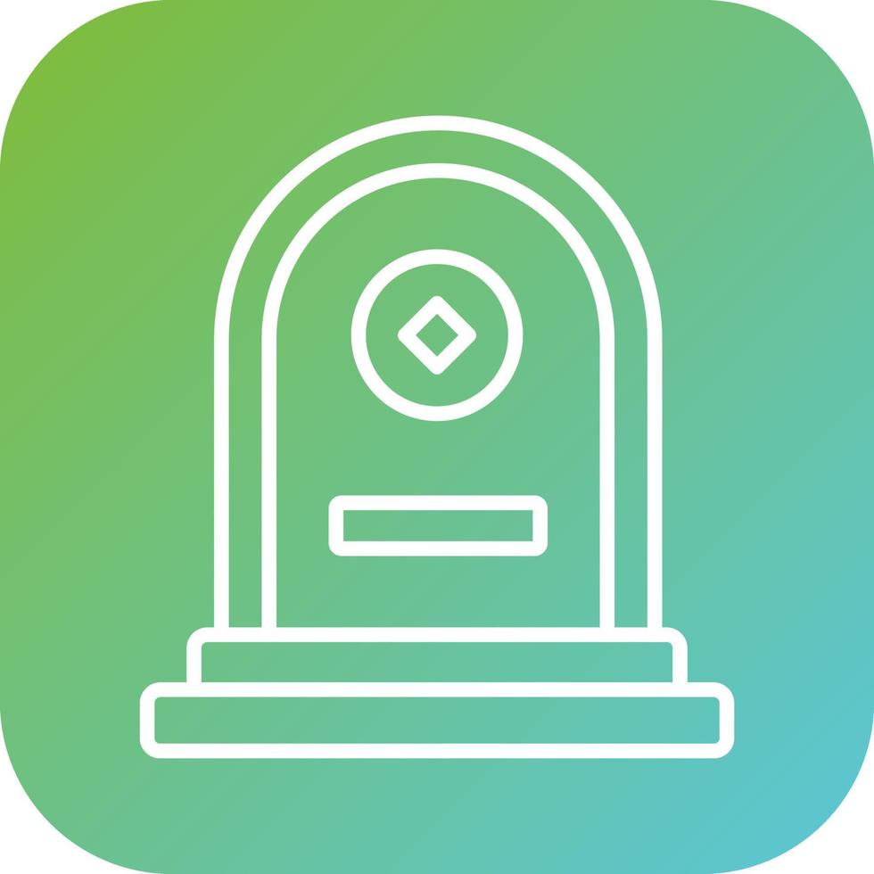 Tomb Vector Icon Style