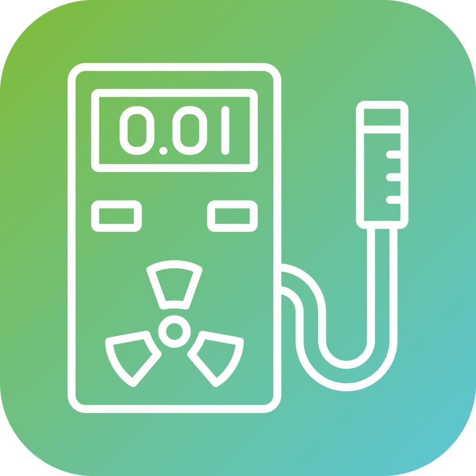 Geiger Counter Vector Icon Style