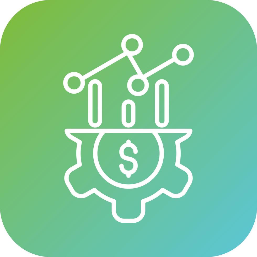 Market Forecast Vector Icon Style