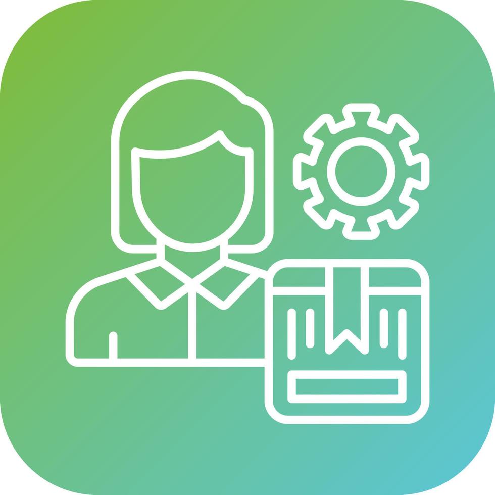 Product Manager Vector Icon Style