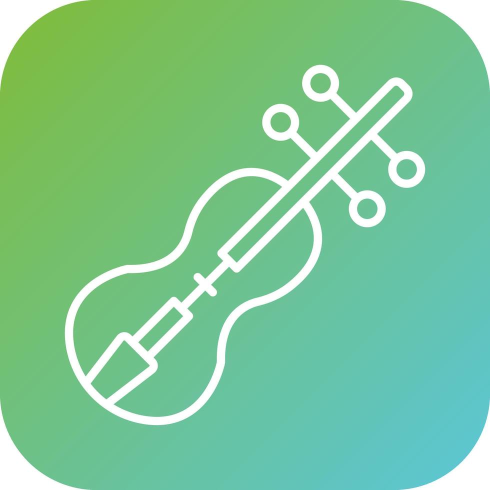 Violin Vector Icon Style