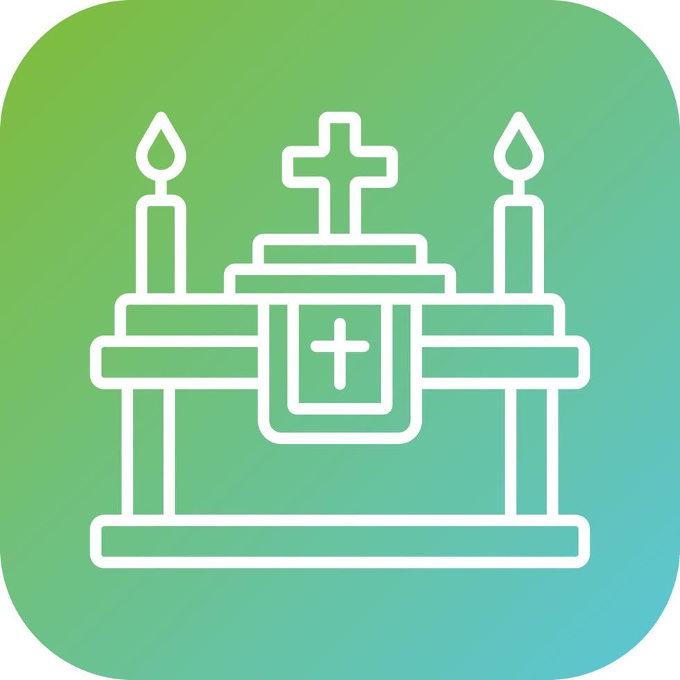 Altar Vector Icon Style