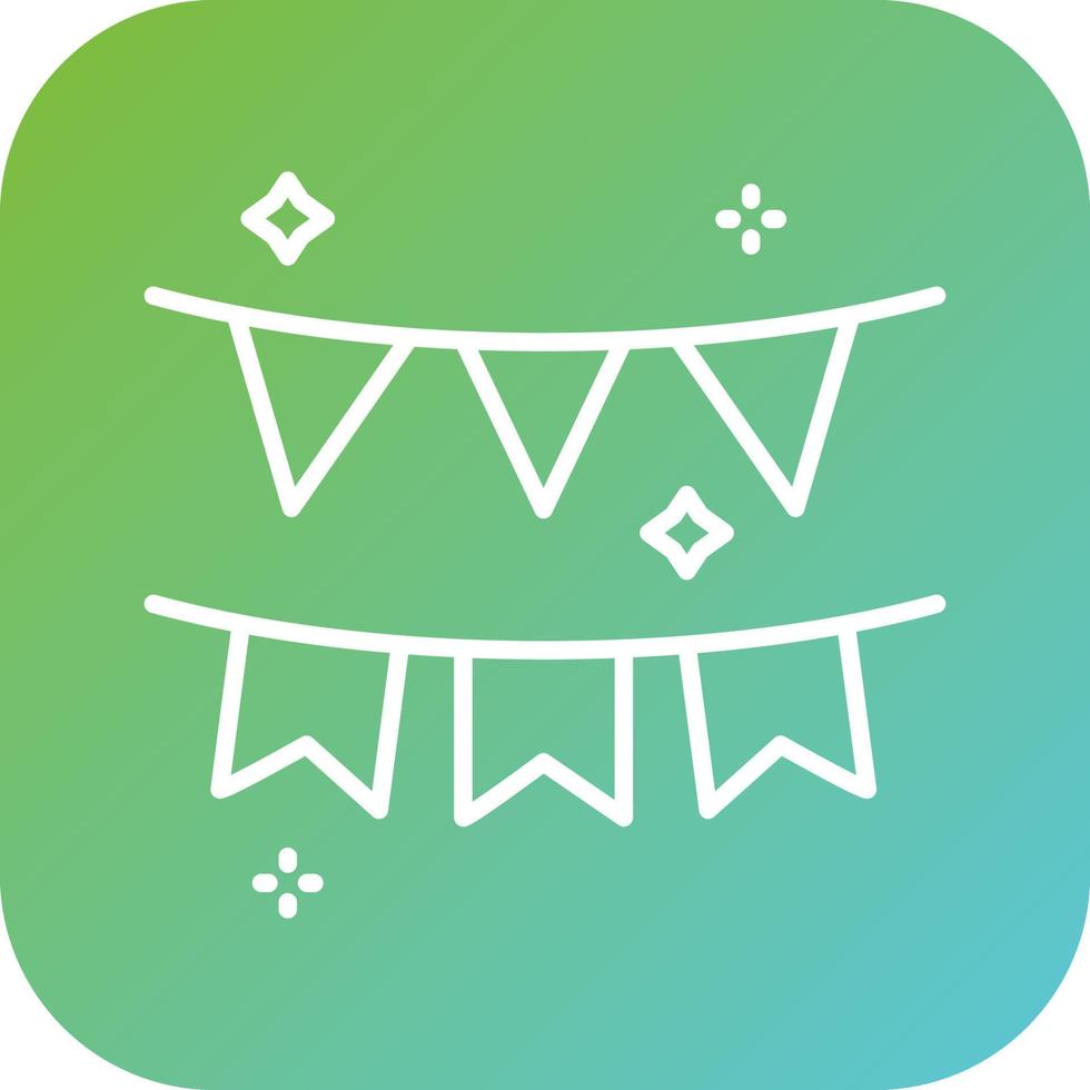Garland Vector Icon Style