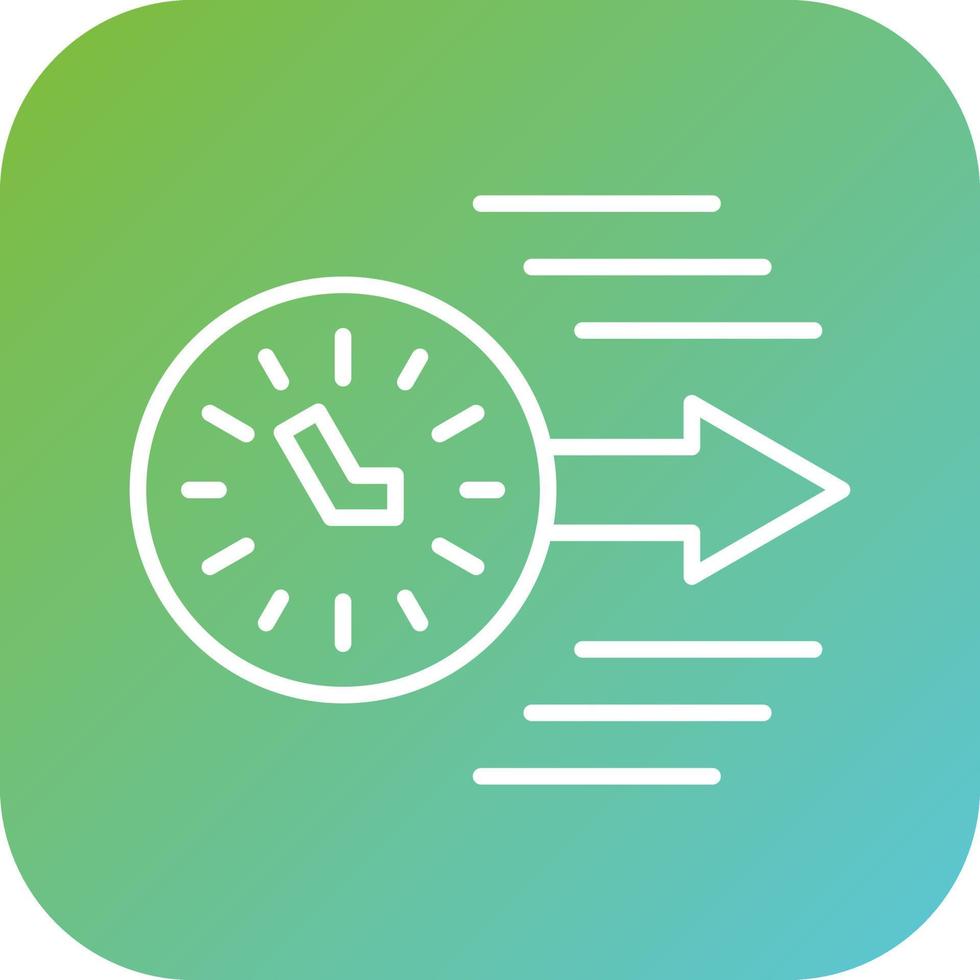 Moving Forward Vector Icon Style