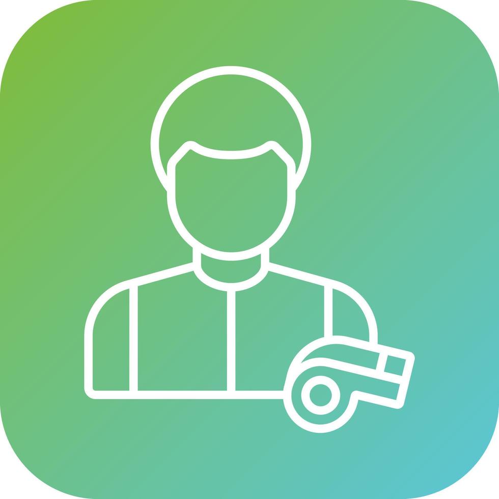 Referee Vector Icon Style