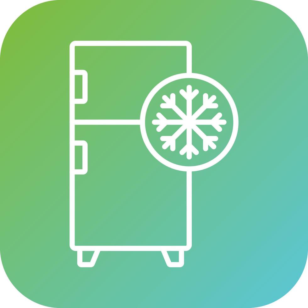 Fridge Vector Icon Style