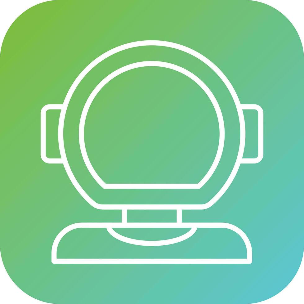 Diving Helmet Vector Icon Style