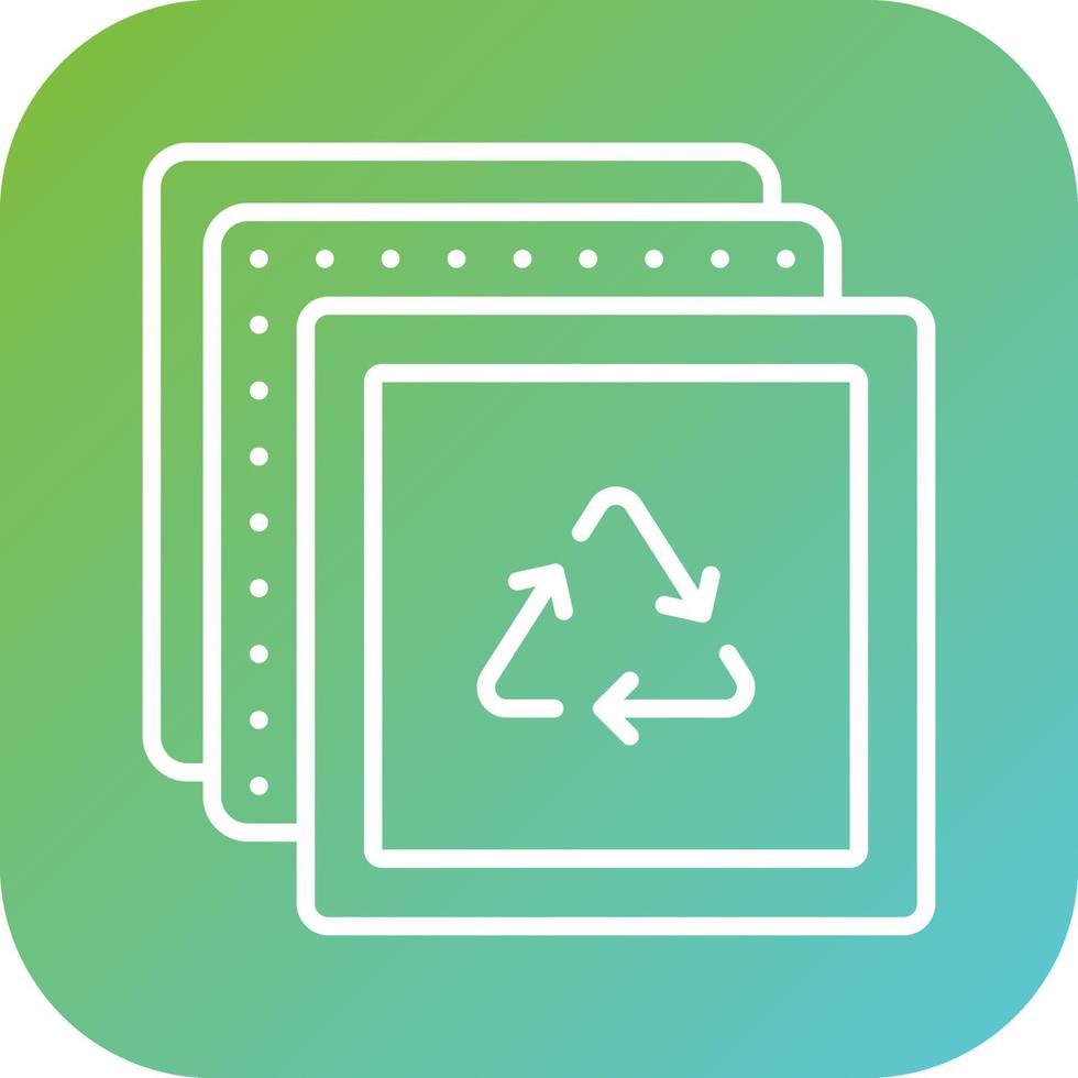 Fabric Recycle Vector Icon Style