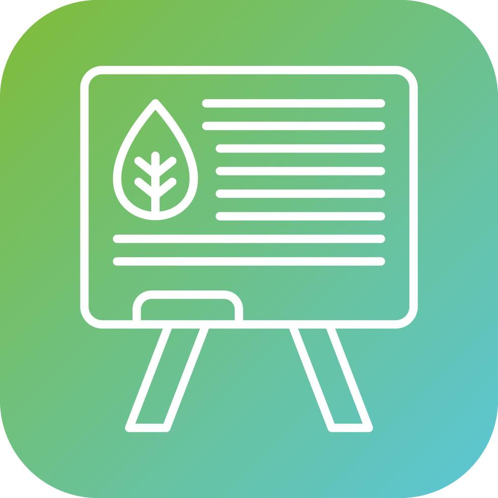 Eco Presentation Vector Icon Style