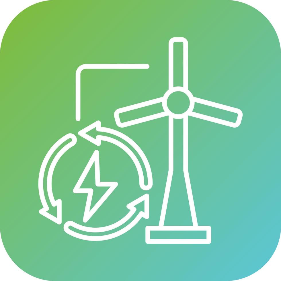 Renewable Energy Vector Icon Style