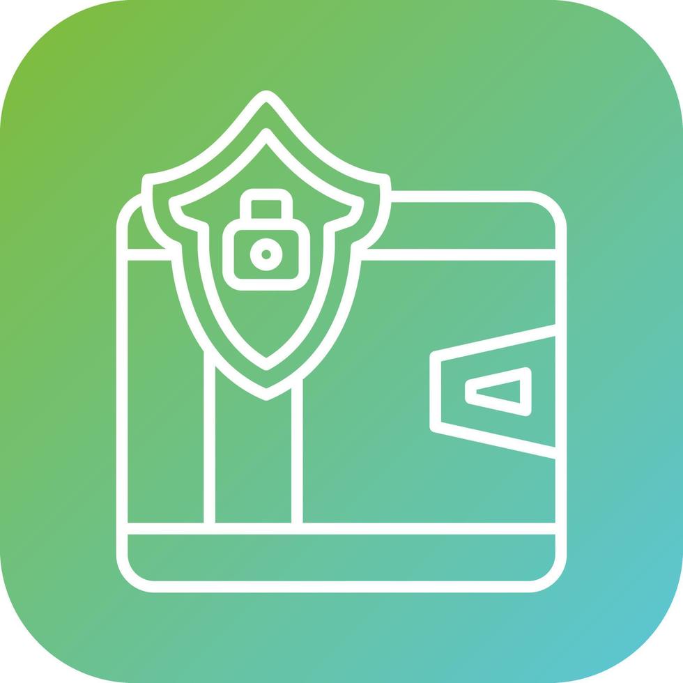 Private Wallet Vector Icon Style