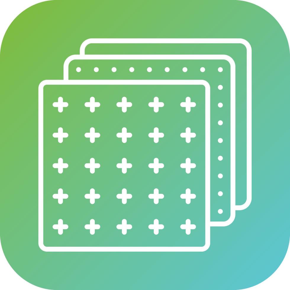 Color Fabric Vector Icon Style