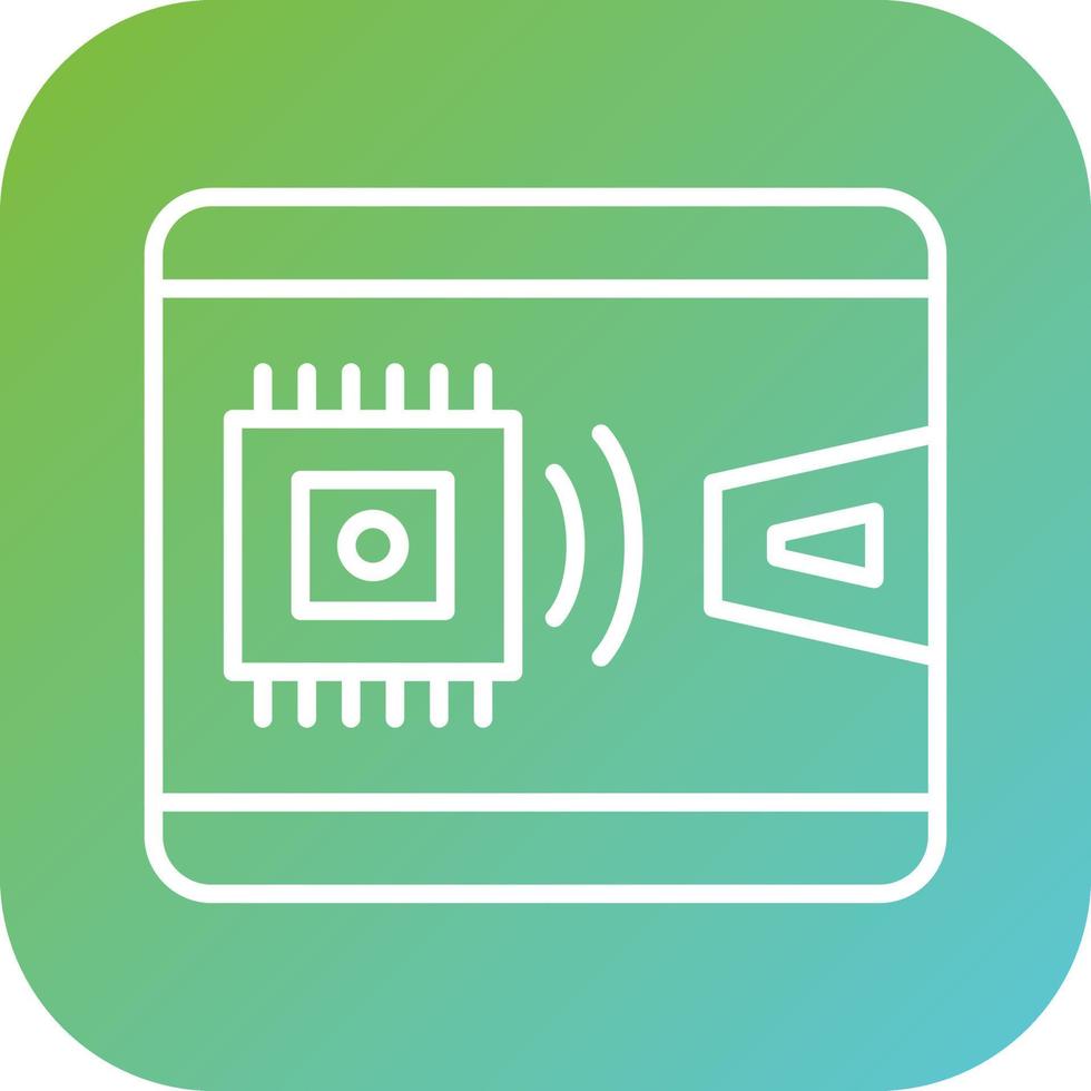 Electronic Wallet Vector Icon Style