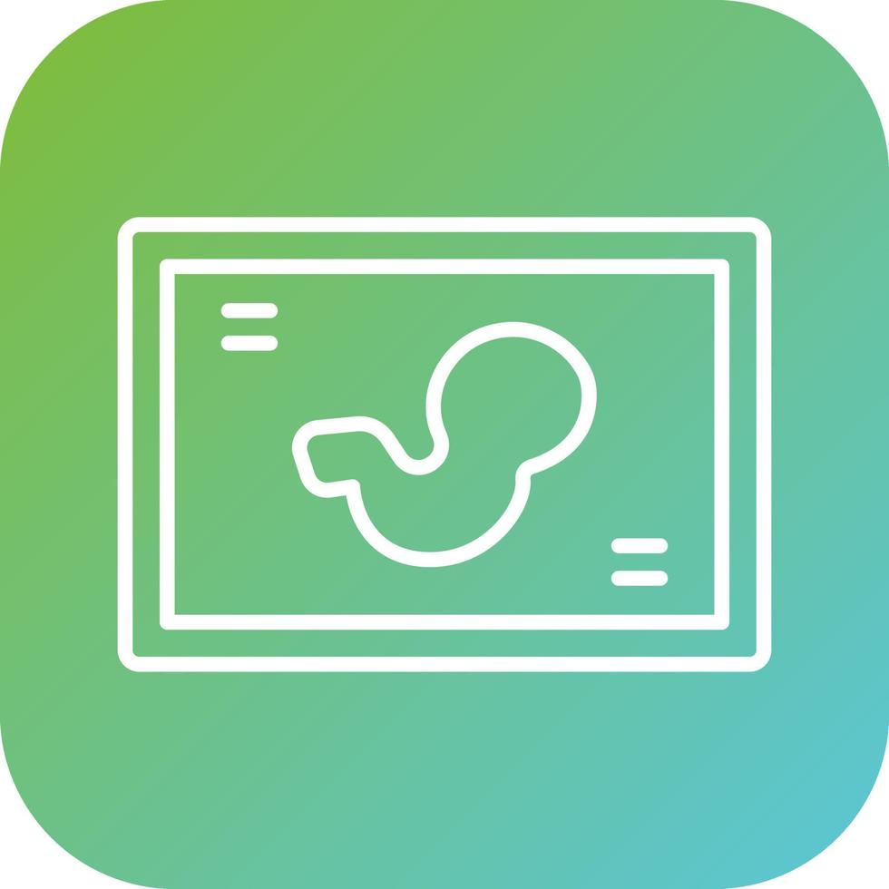 Fetus Vector Icon Style