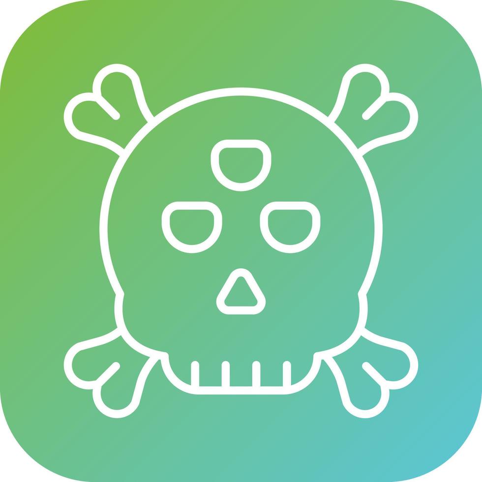 Alien Skull Vector Icon Style