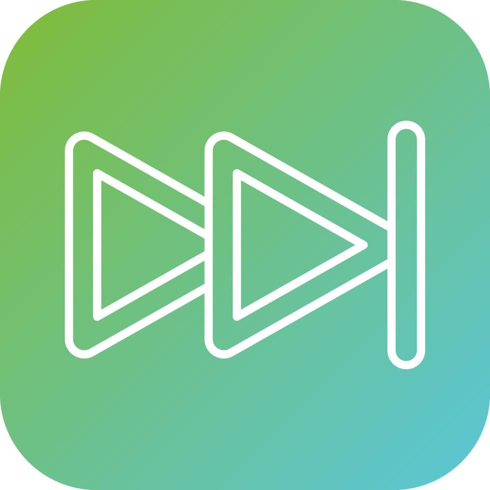 Next Button Vector Icon Style