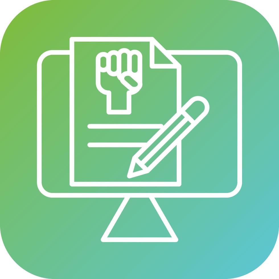 Copywriting Vector Icon Style