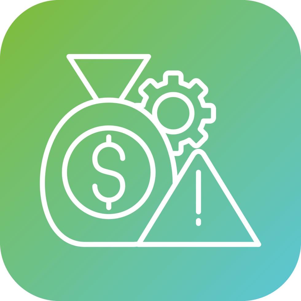 Risk Management Vector Icon Style