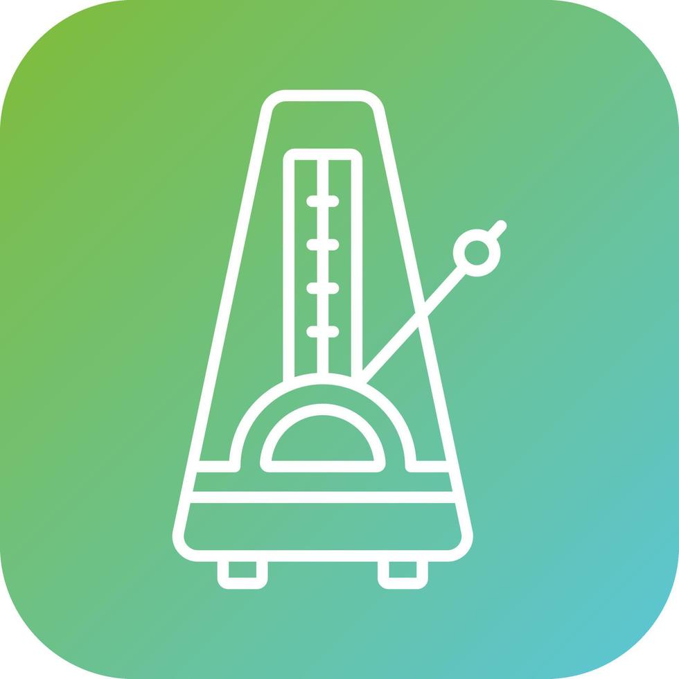 Metronome Vector Icon Style