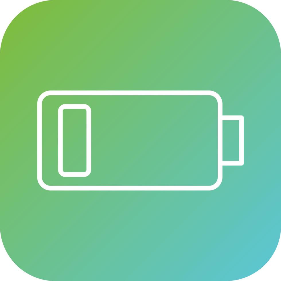 Low Battery Vector Icon Style