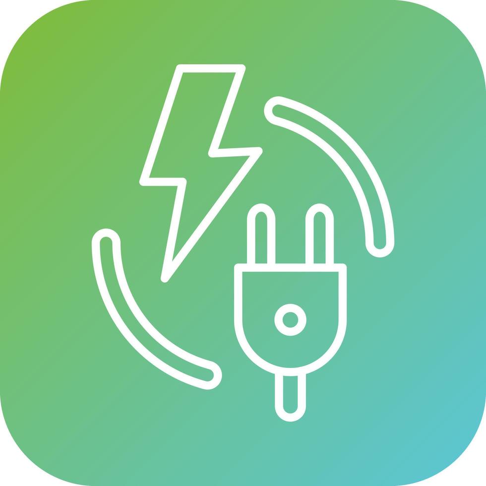 Electricity Vector Icon Style