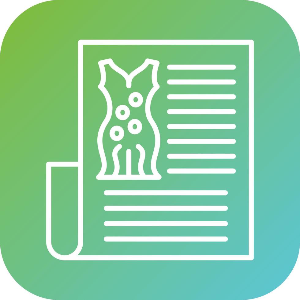 Fashion News Vector Icon Style