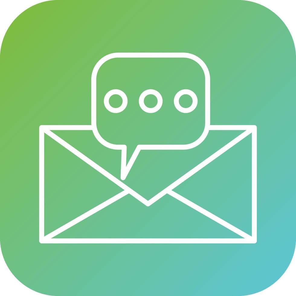 Message Vector Icon Style