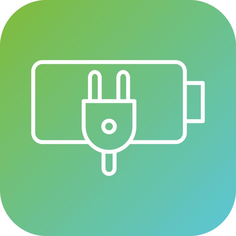 Charge Battery Vector Icon Style