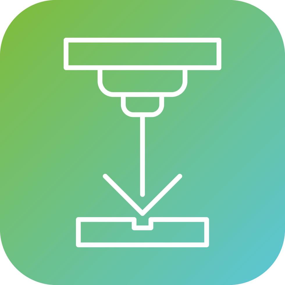 Laser Beam Vector Icon Style