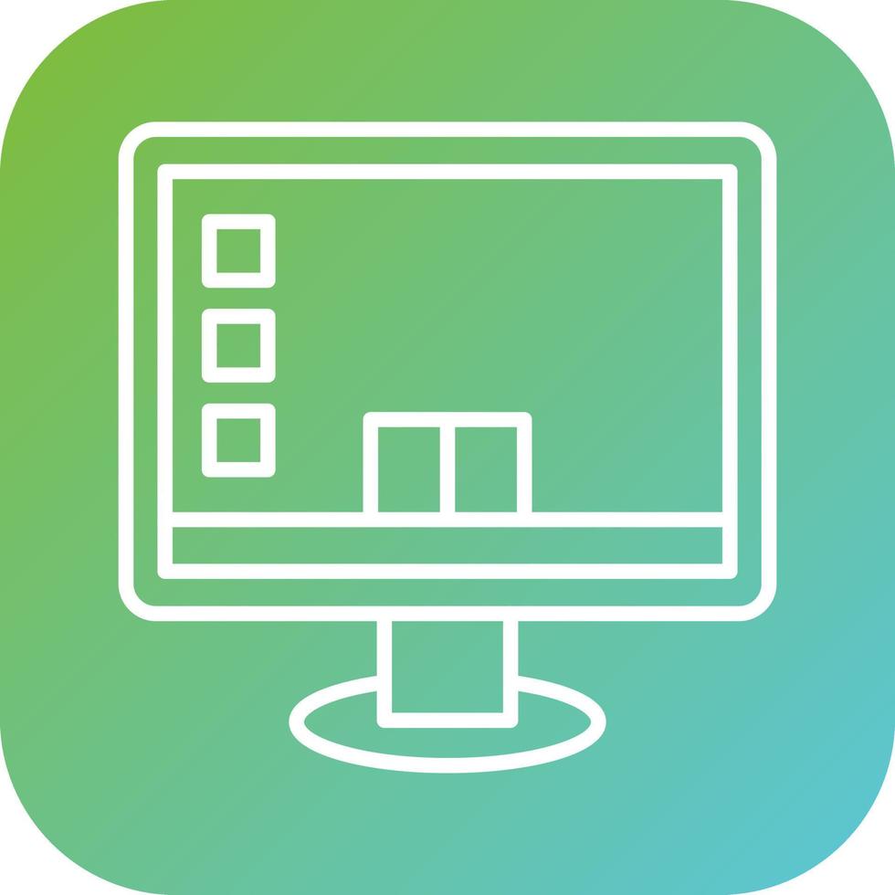 Desktop Vector Icon Style