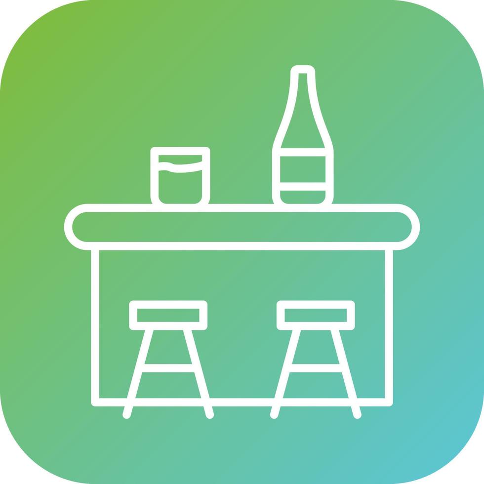 Bar Counter Vector Icon Style