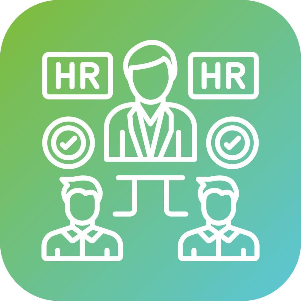 Hiring Manager Vector Icon Style