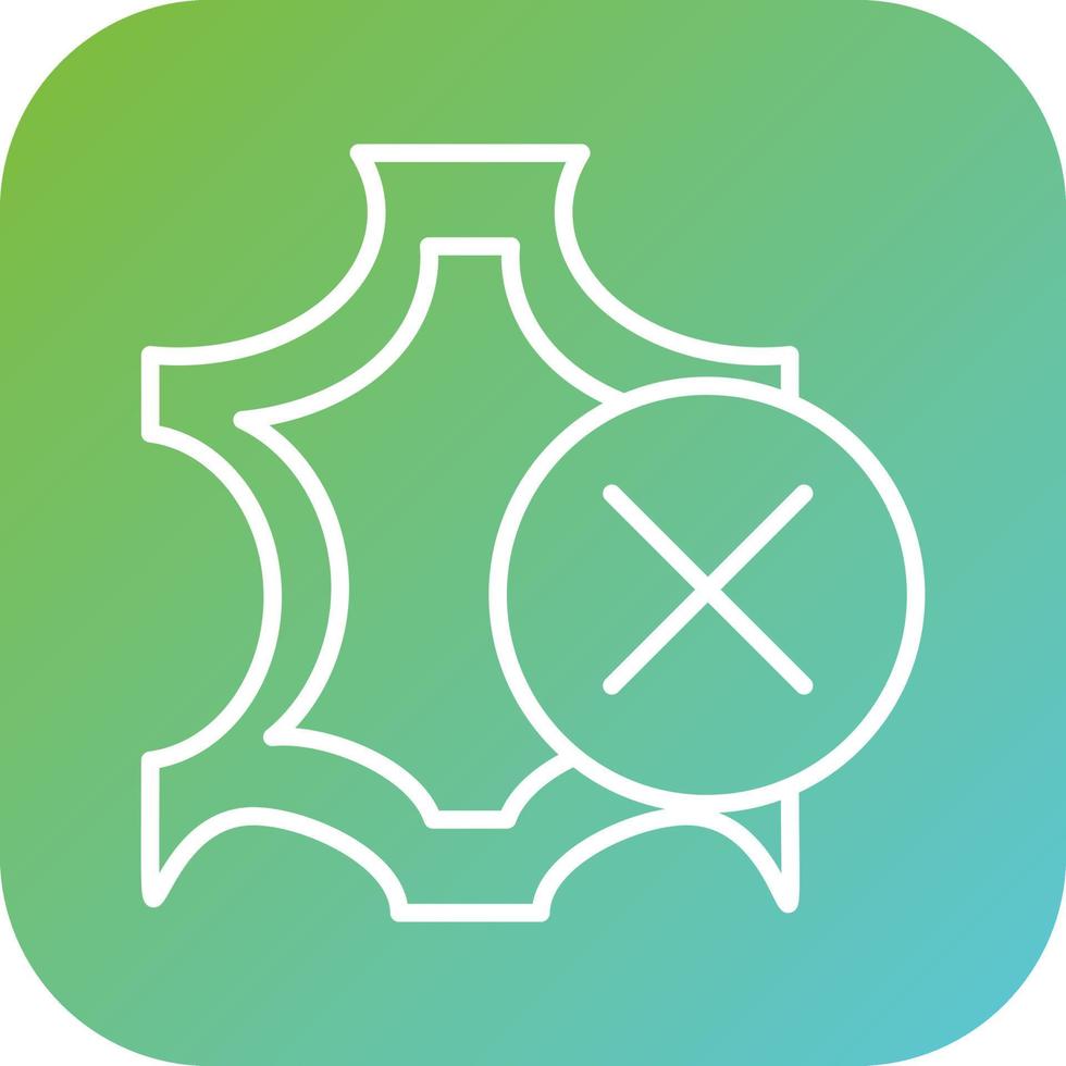 No Leather Vector Icon Style