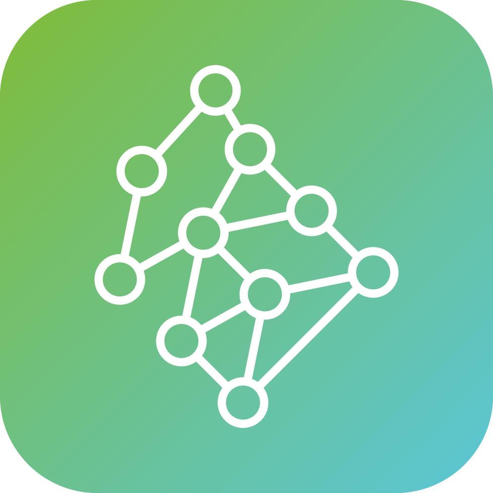 Neural Network Vector Icon Style