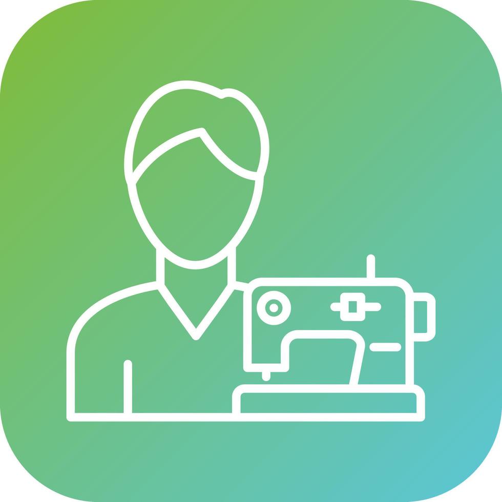 Tailoring Men Vector Icon Style
