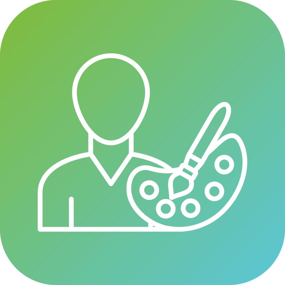 Artist Vector Icon Style