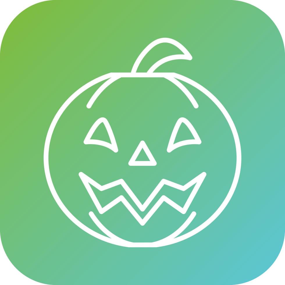 Jack O-Lantern Vector Icon Style